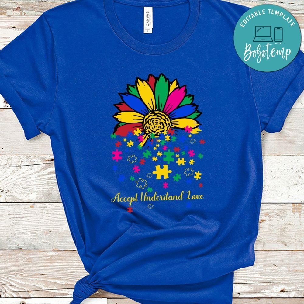 Sunflower Lover Autism Shirt