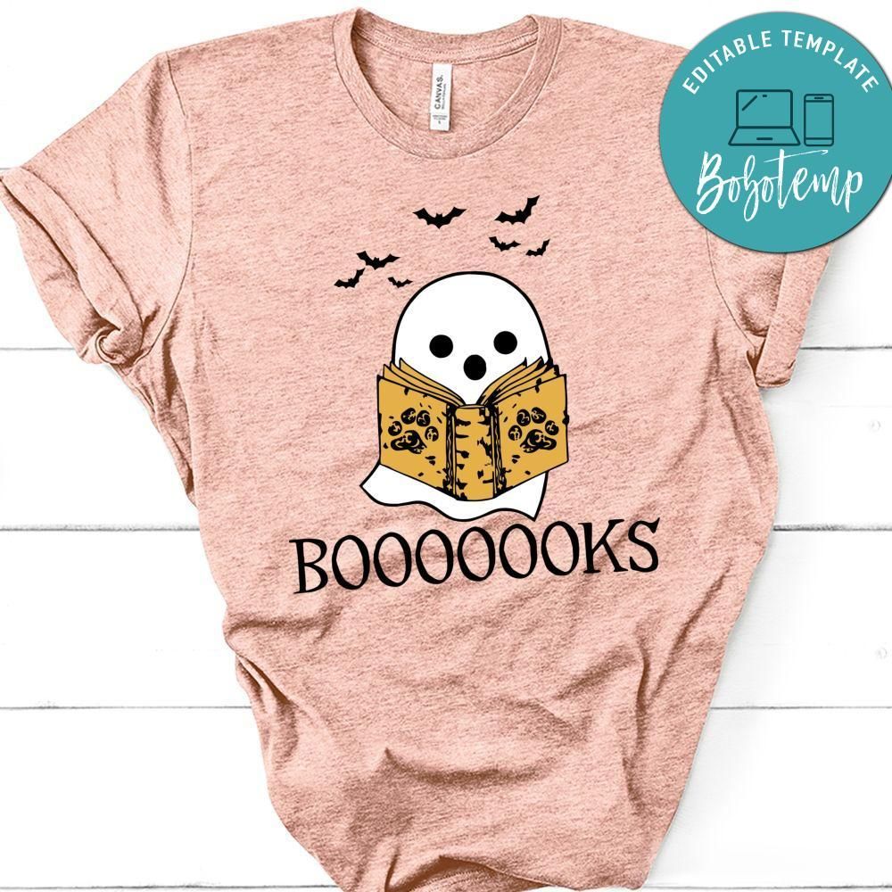 Ghost Books Halloween T-Shirt
