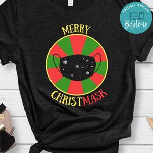 Merry Christmask Quarantine Christmas Shirt
