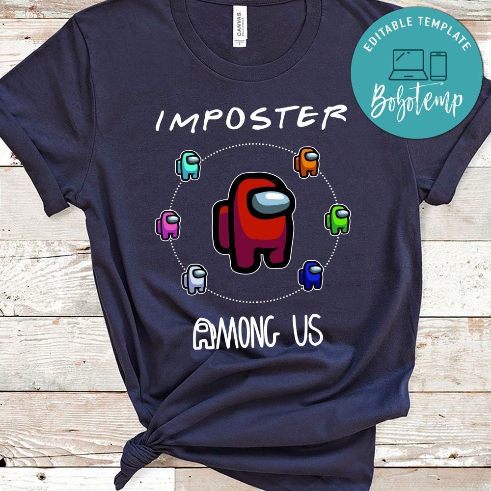 Imposter Among Us T PNG file template