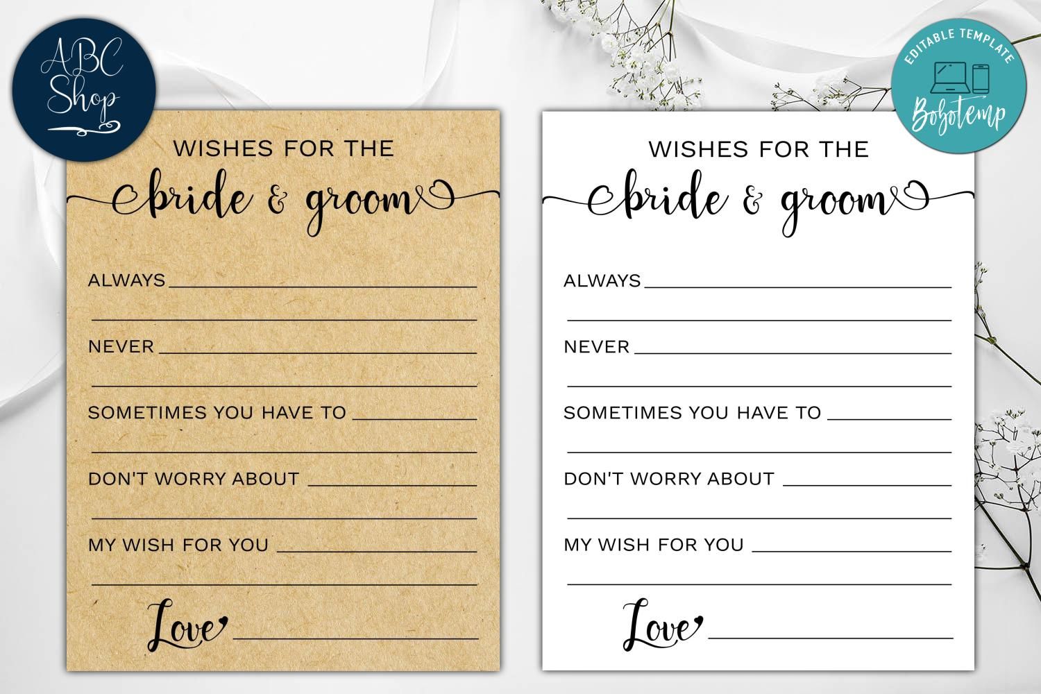 printable-wishes-for-the-bride-and-groom-bridal-shower-game-diy-bobotemp