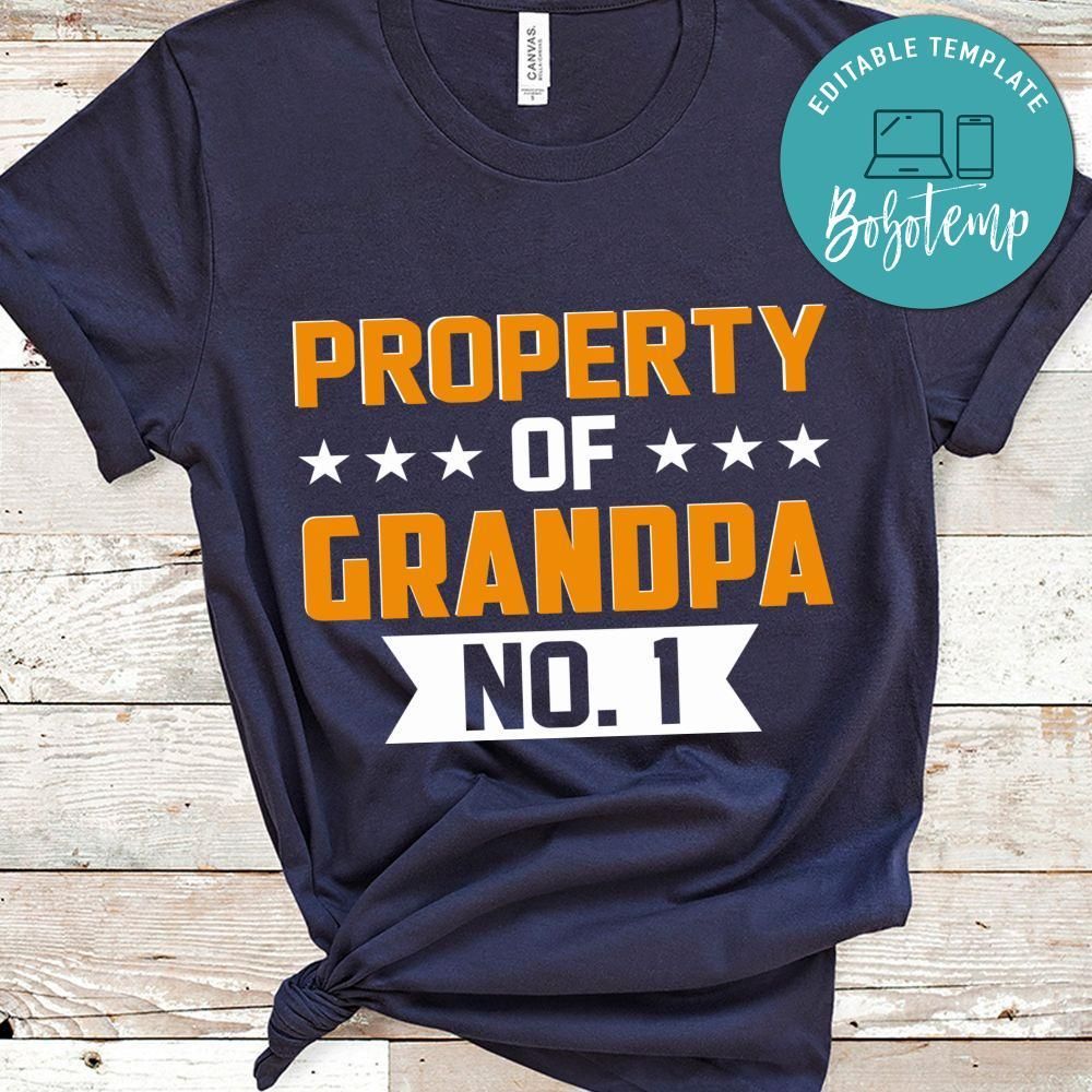 Property Of Grandpa T Shirt
