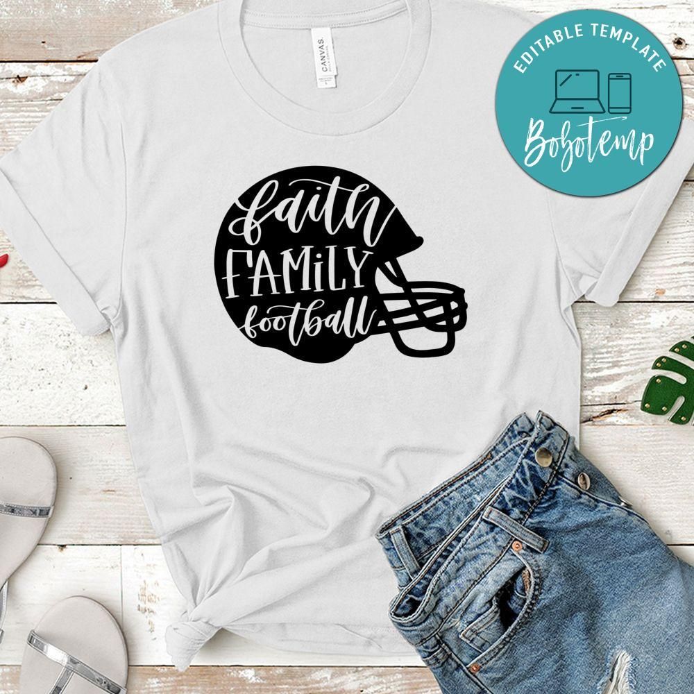 Faith Family Football Shirt