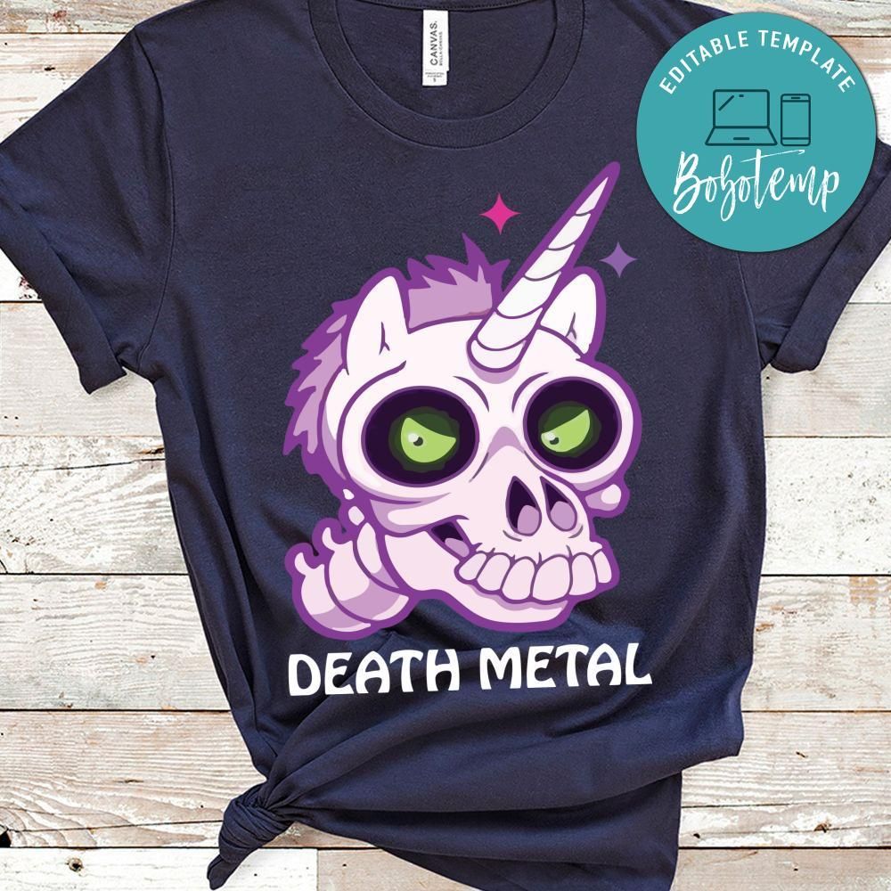 Death Metal Unicorn Shirt