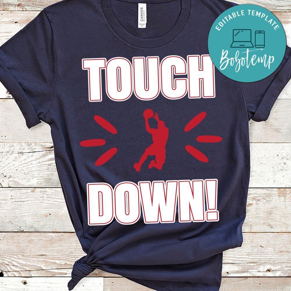 Touch Down Basketball Shirt