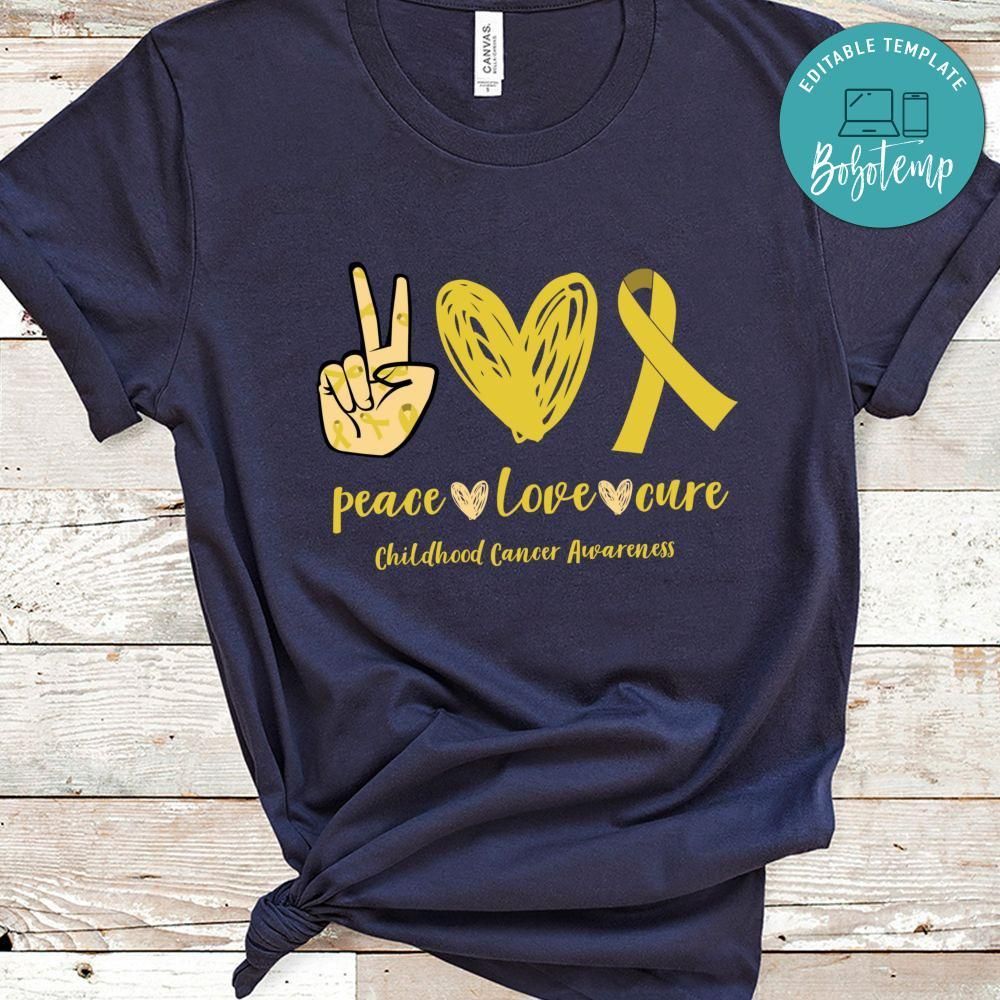 Peace Love Cure Shirt