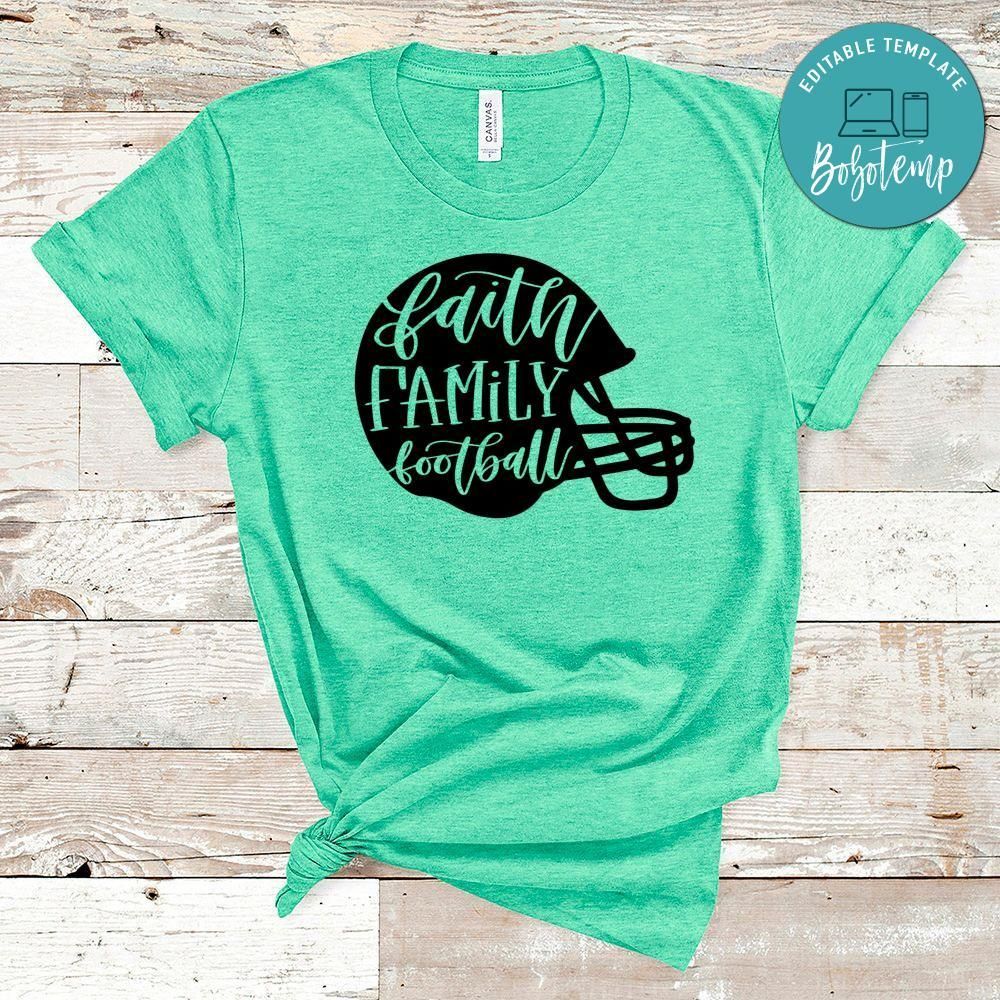 Faith Family Football Shirt