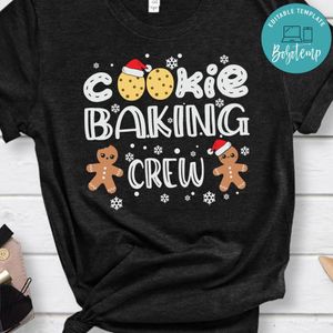 Christmas Cookie Baking Crew Gingerbread Shirt
