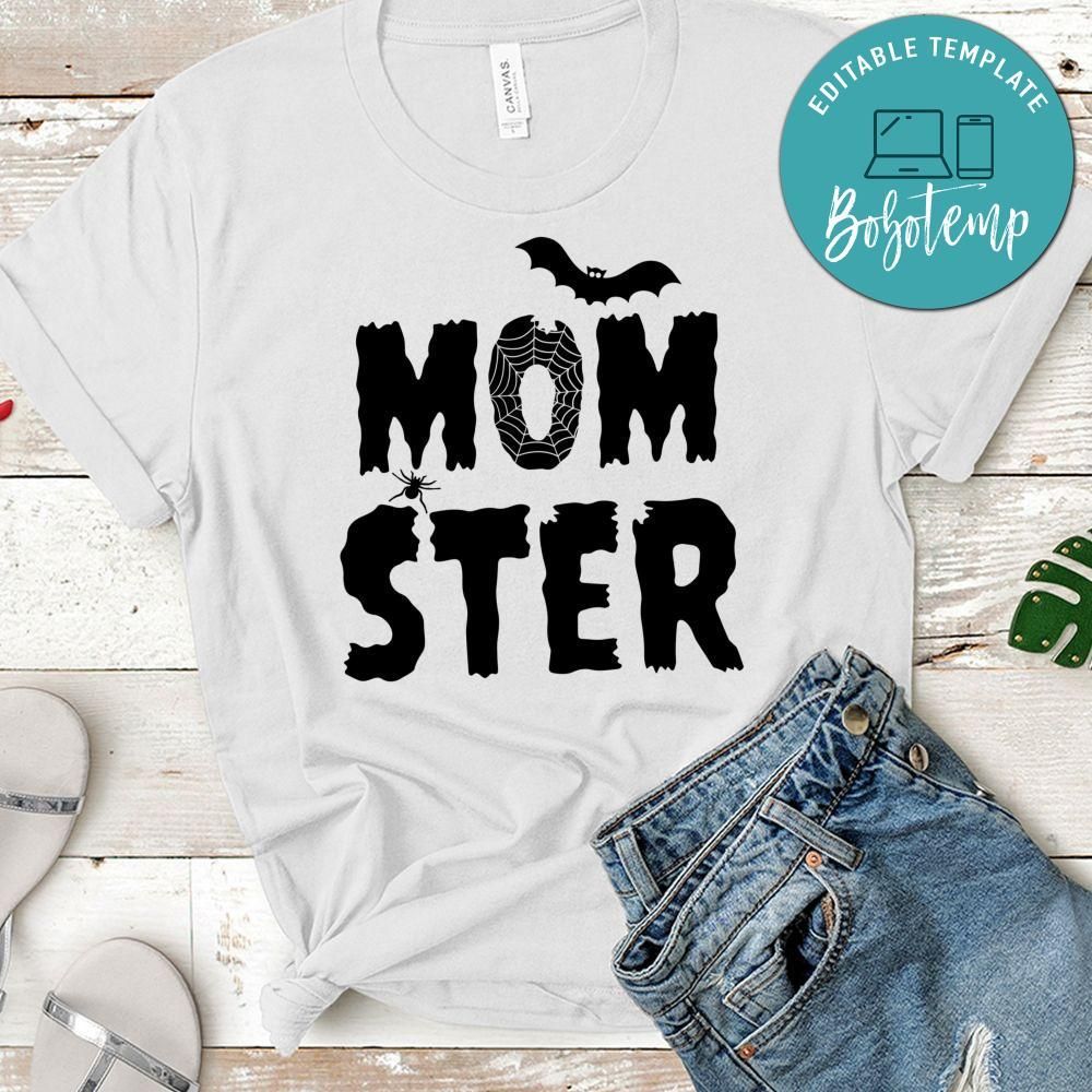 Momster Mom Halloween Shirt