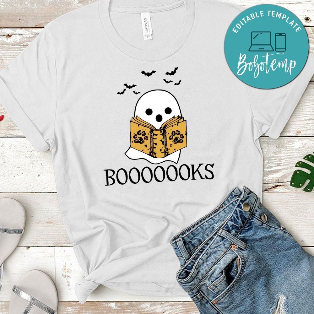 Ghost Books Halloween T-Shirt
