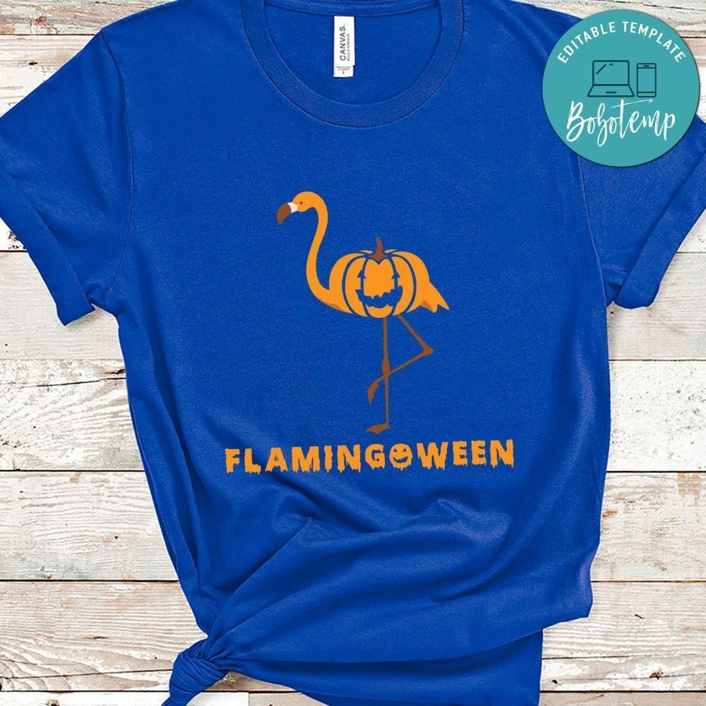 Flamingoween Halloween Shirt