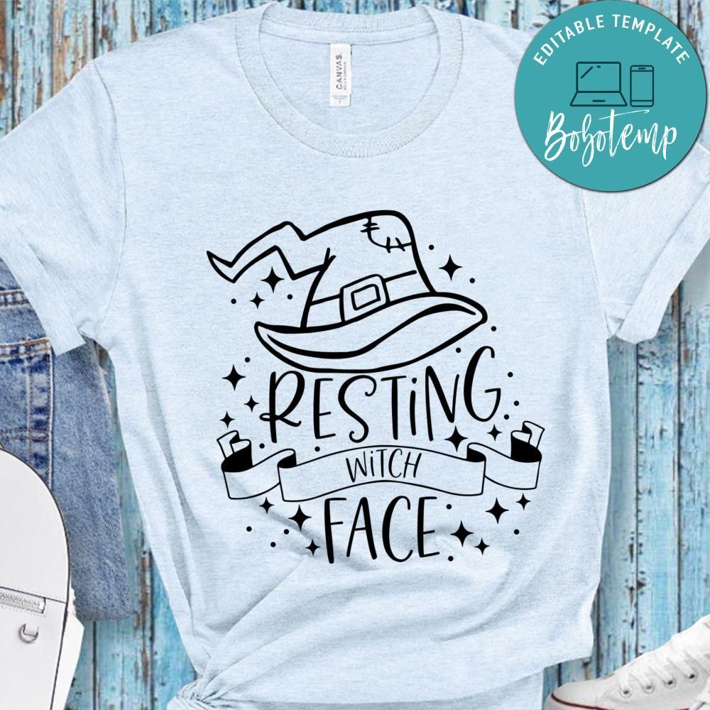 Resting Witch Face Halloween Classic T-Shirt