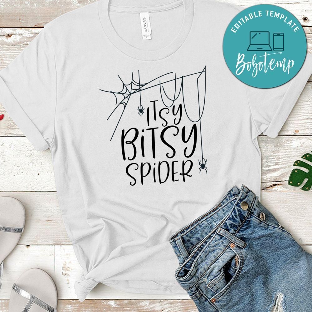 Itsy Bitsy Spider Halloween Shirt