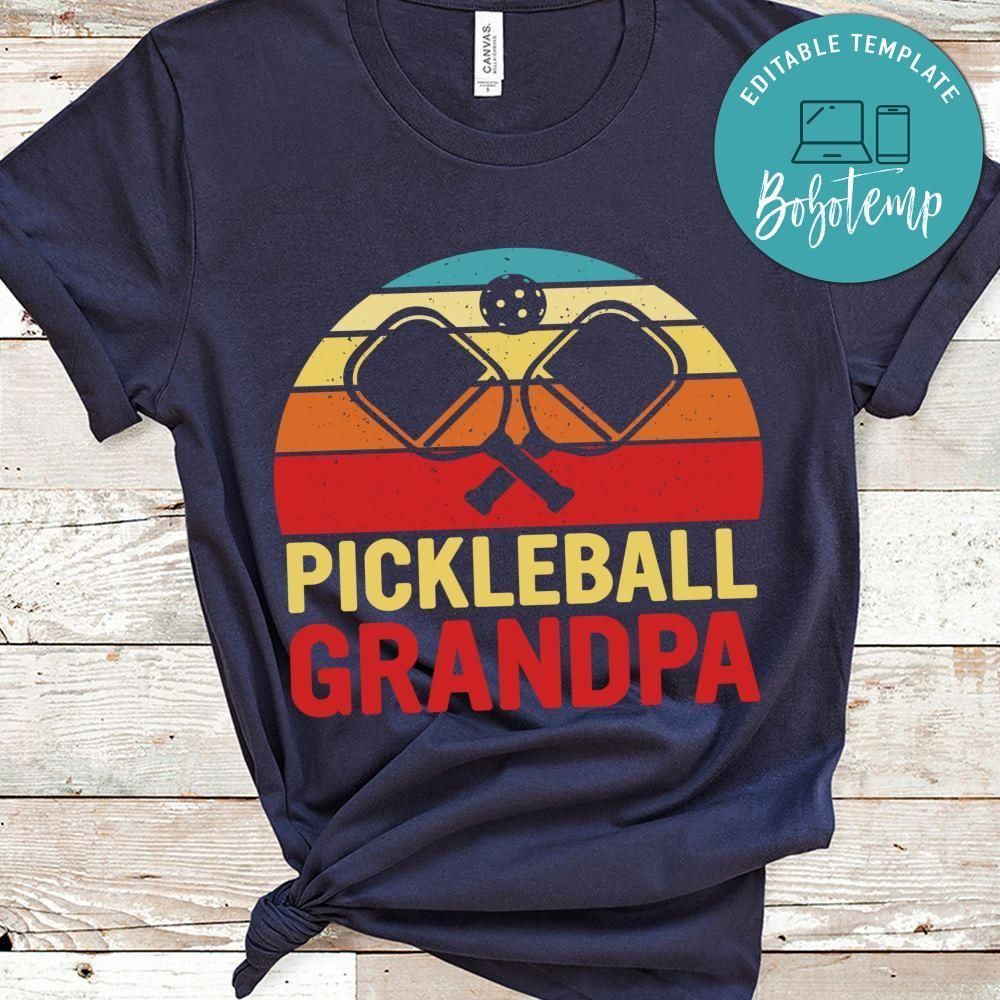 Pickleball Grandpa T Shirt