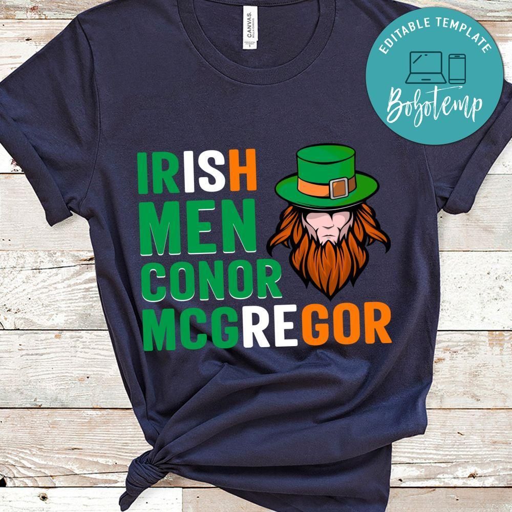 Irish Men Conor Mcgregor Shirt