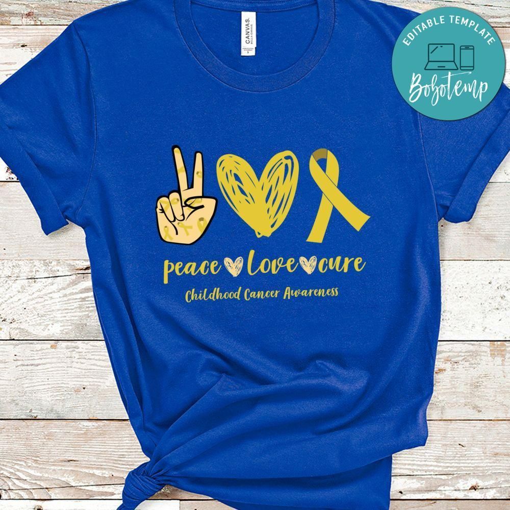 Peace Love Cure Shirt