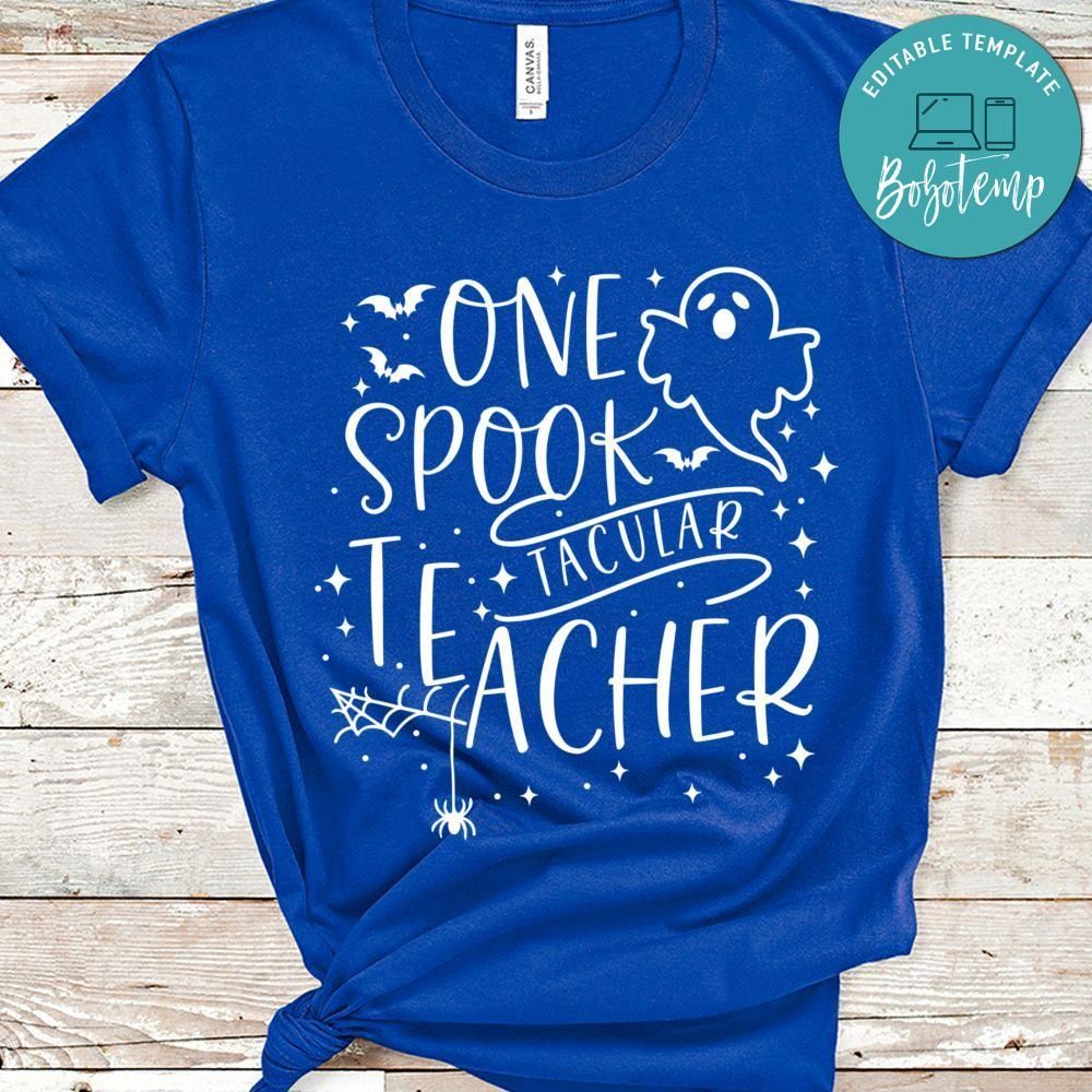 One Spooktacular Teacher Halloween Shirt