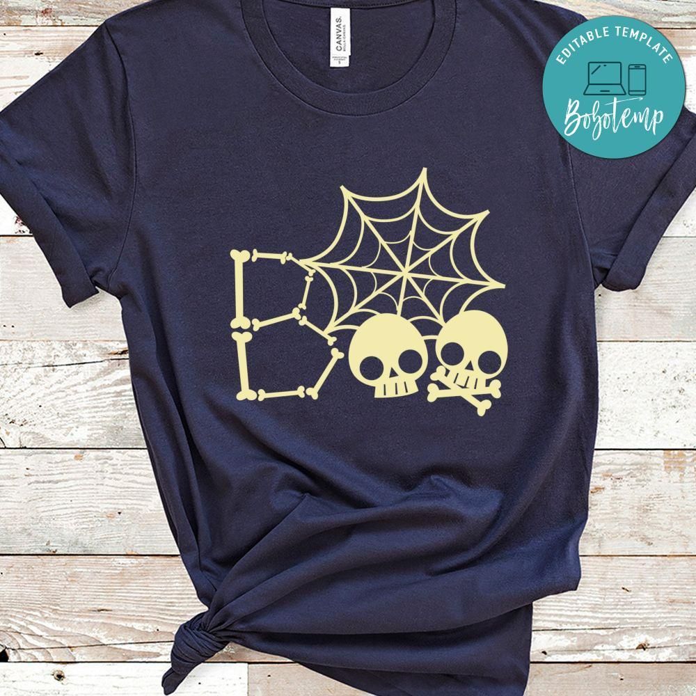 2020 Boo Skull Skeleton Cute Halloween Shirt