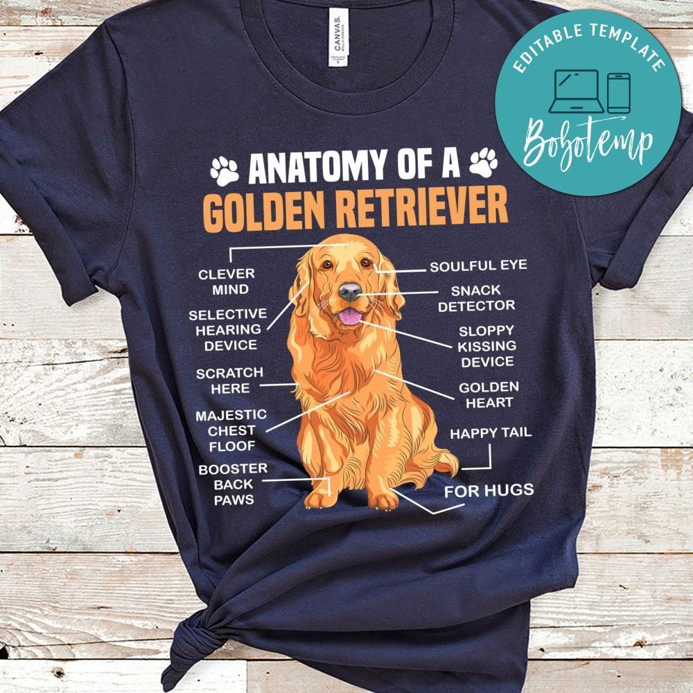 Anatomy Of A Golden Retriever Shirt