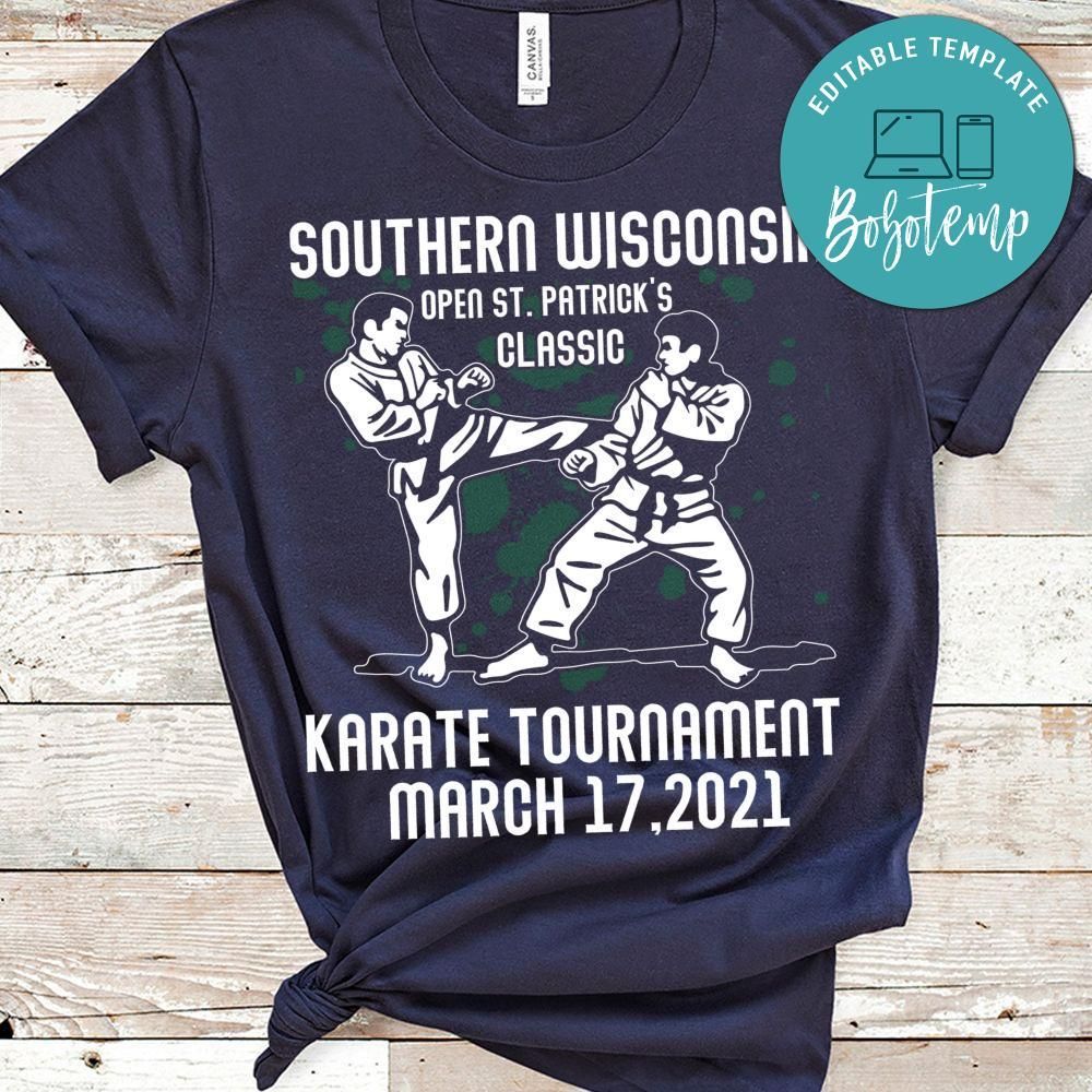 Southern Wisconsin  Karate Tournament Shirt