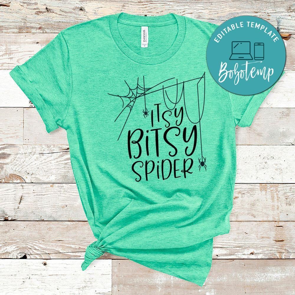Itsy Bitsy Spider Halloween Shirt