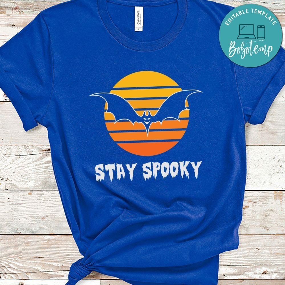 Stay Spooky Halloween Bat Flying Shirt