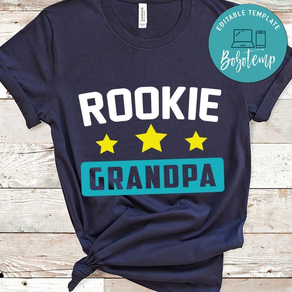 Rookie Grandpa T Shirt