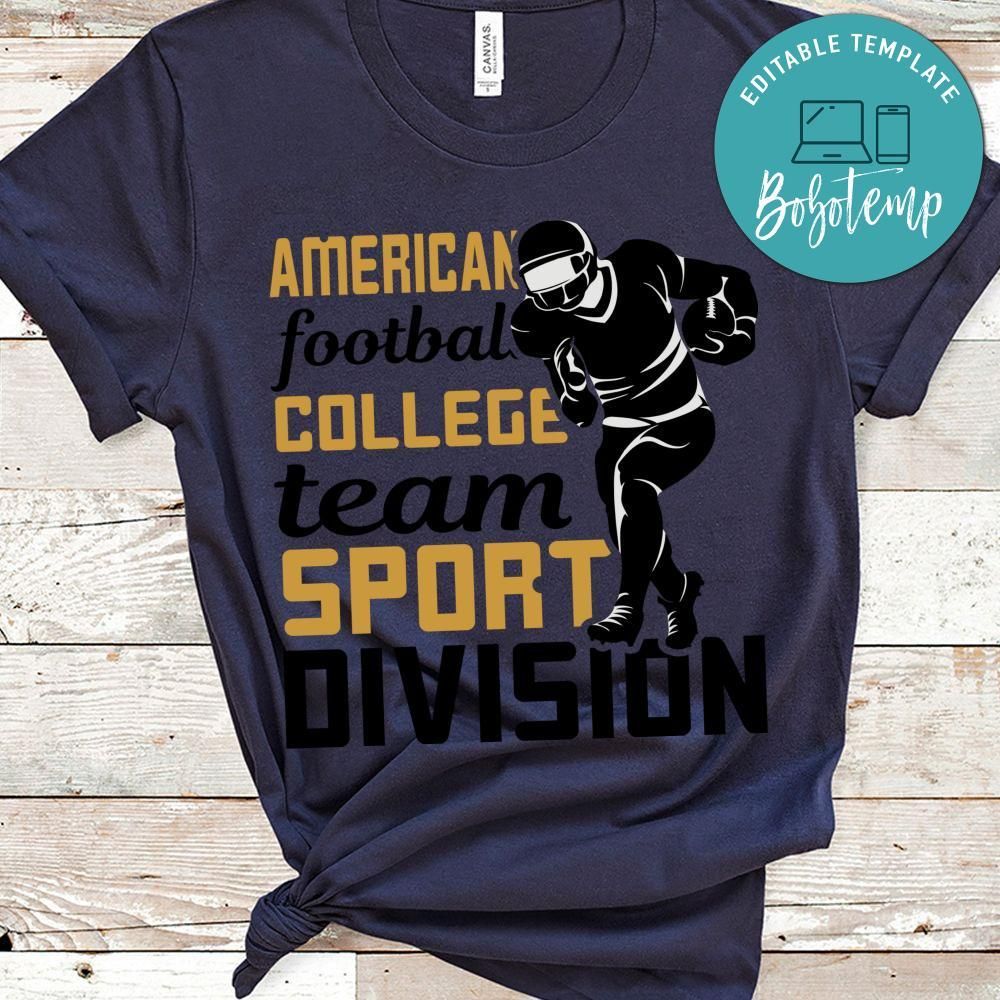 American College Sport Shirt