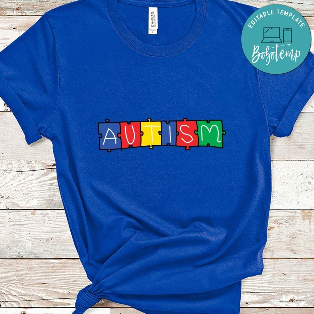 Autism Awareness Colorful Puzzle Shirt