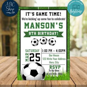 Kickin It Invitation Instant Download