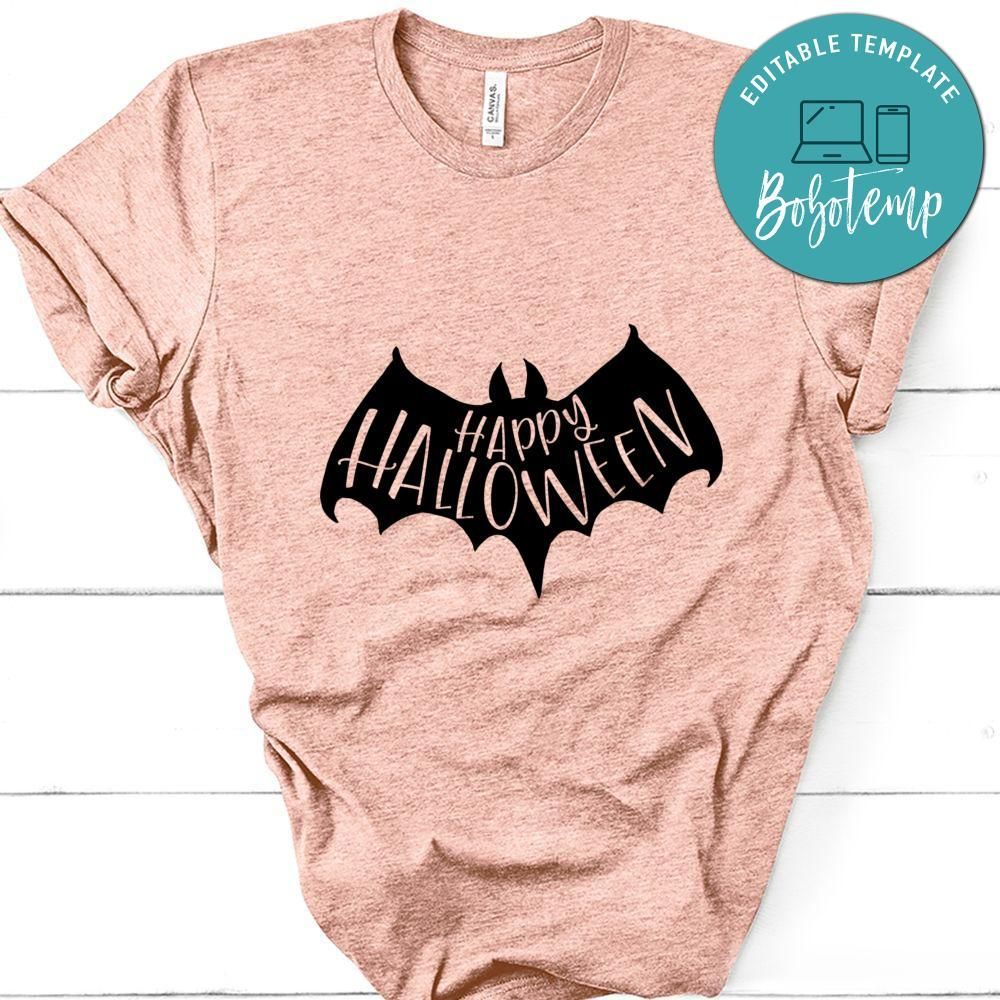 Happy Halloween Bat Halloween Shirt