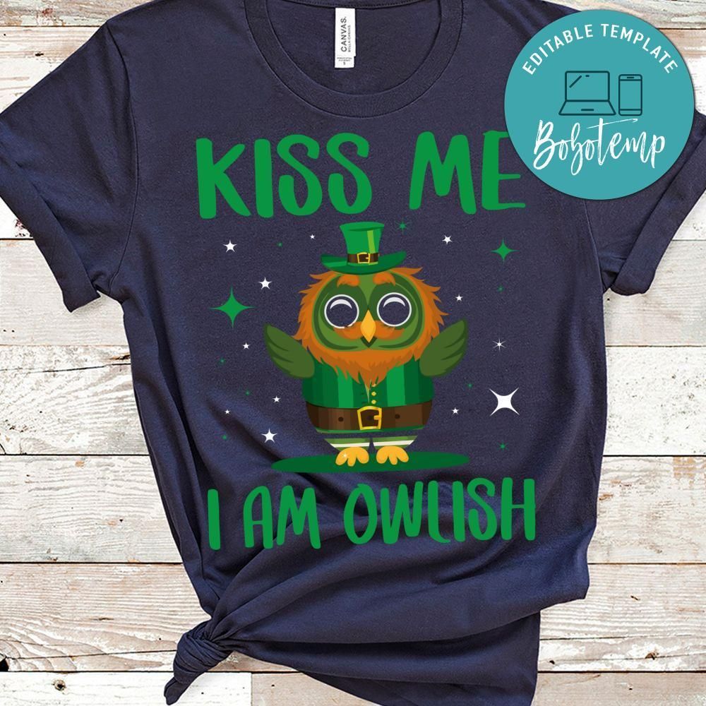 Kiss Me I Am Owlish Shirt