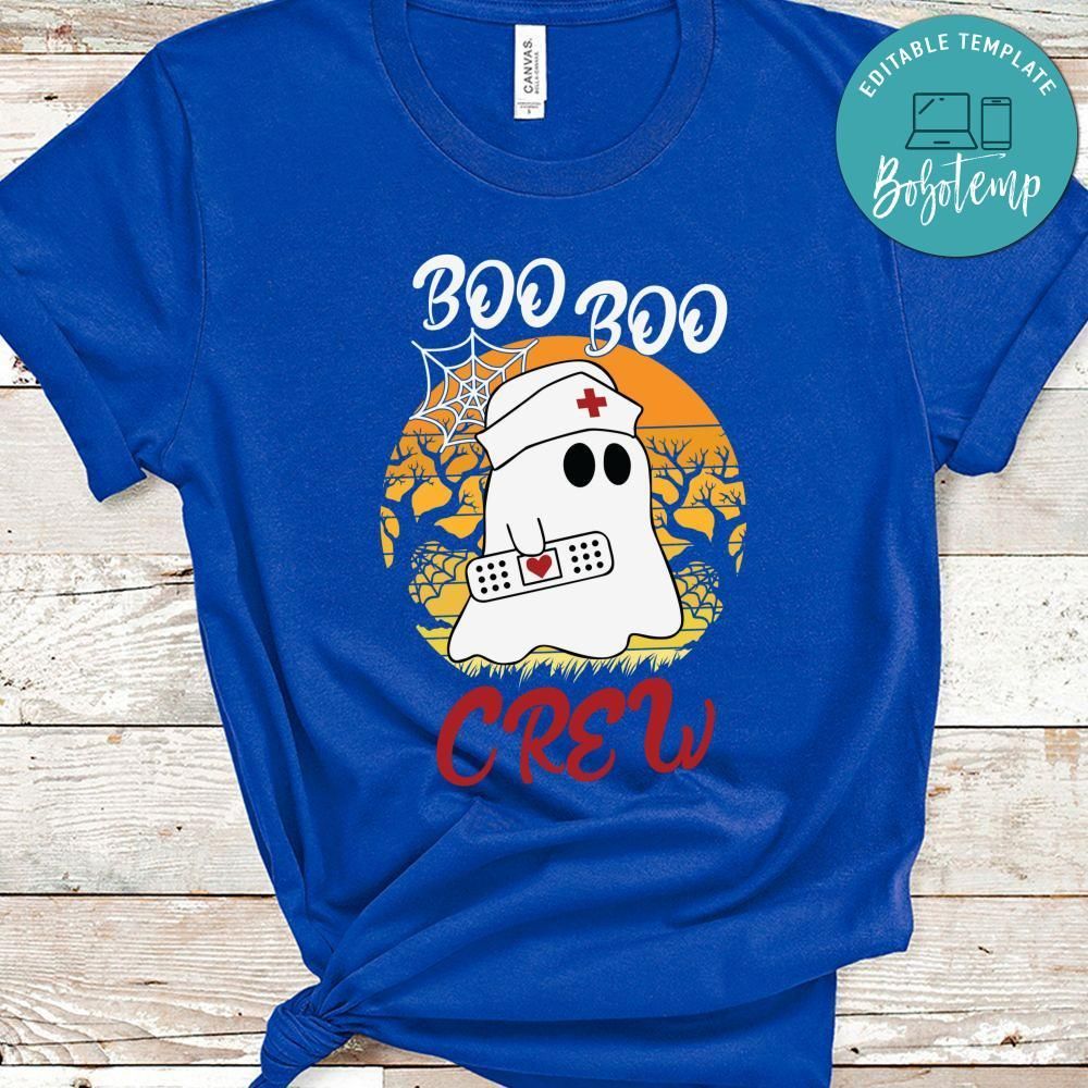 Boo Boo Crew Halloween Vintage Shirt