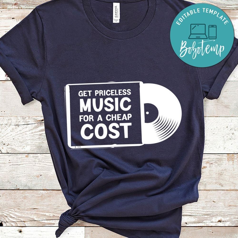 Get Priceless Music For Shirt