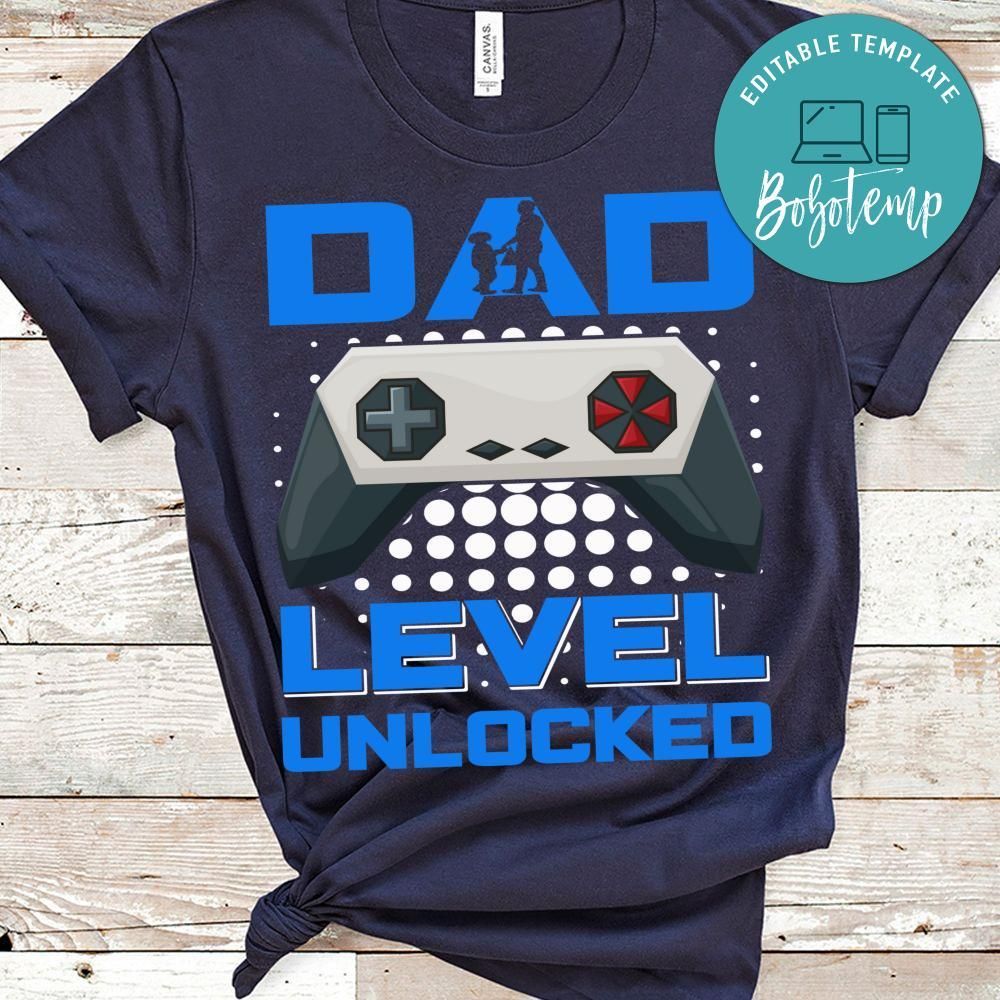 Dad Level Unlocked T-Shirt