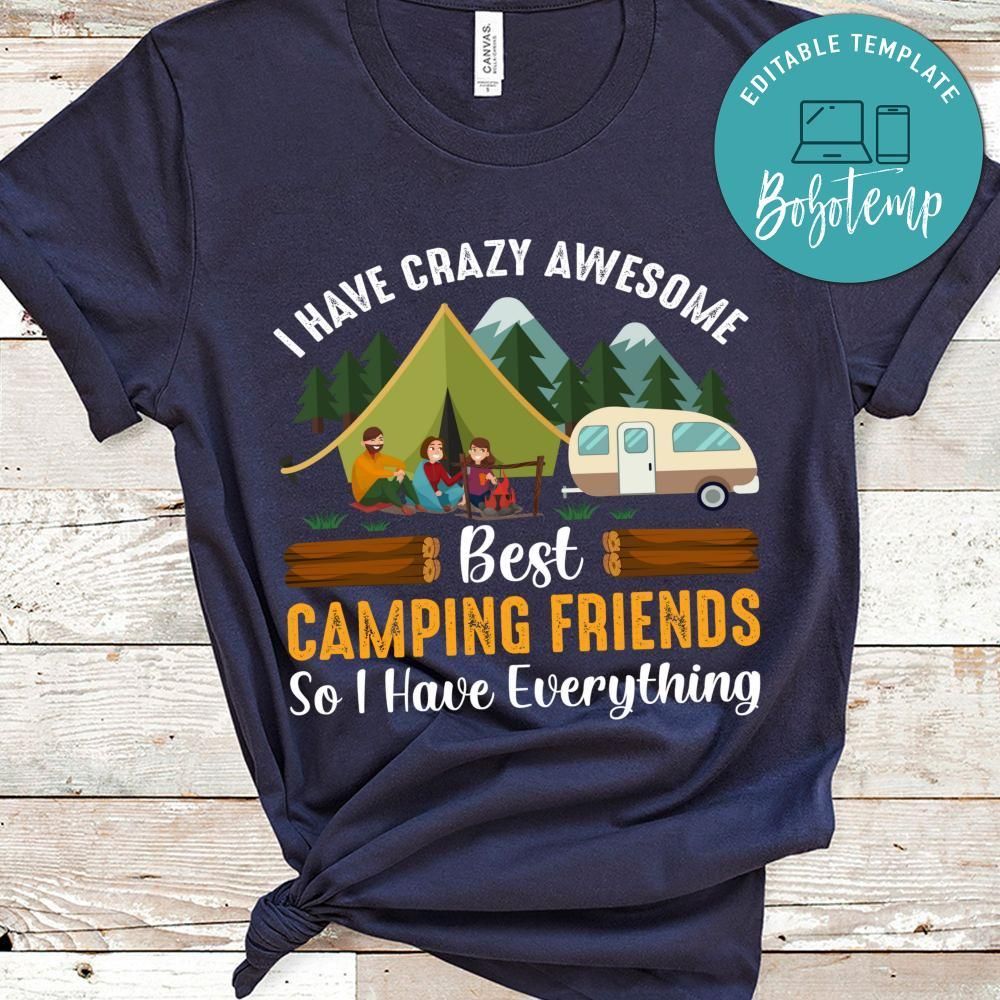 Best Camping Friends Shirt