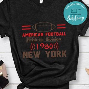 American Football Athletic Division 1980 New York Football Shirt