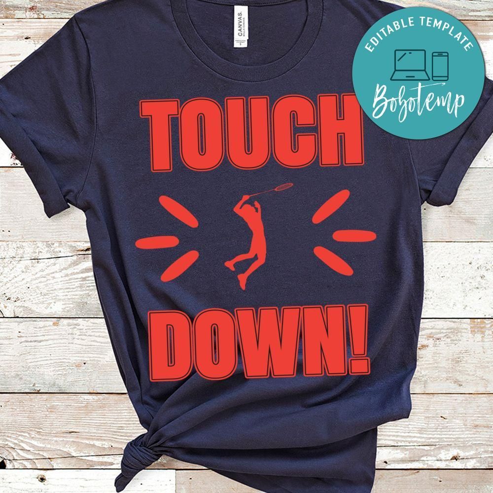 Touch Down Badminton Shirt