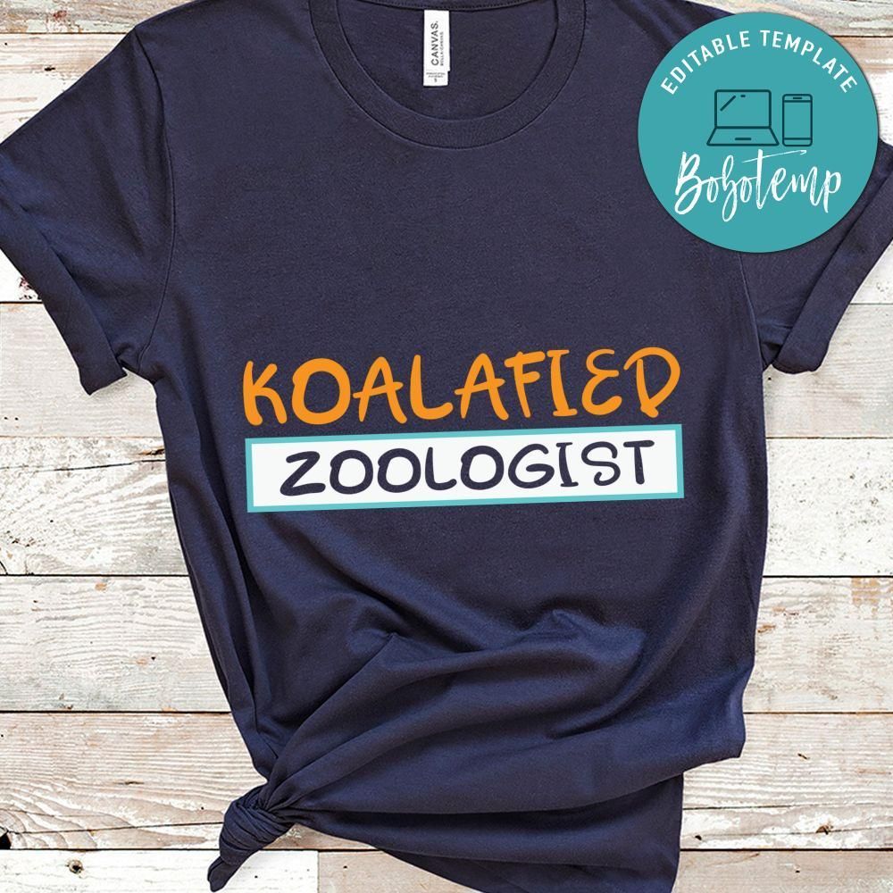 Koalafied Zoologist Shirt