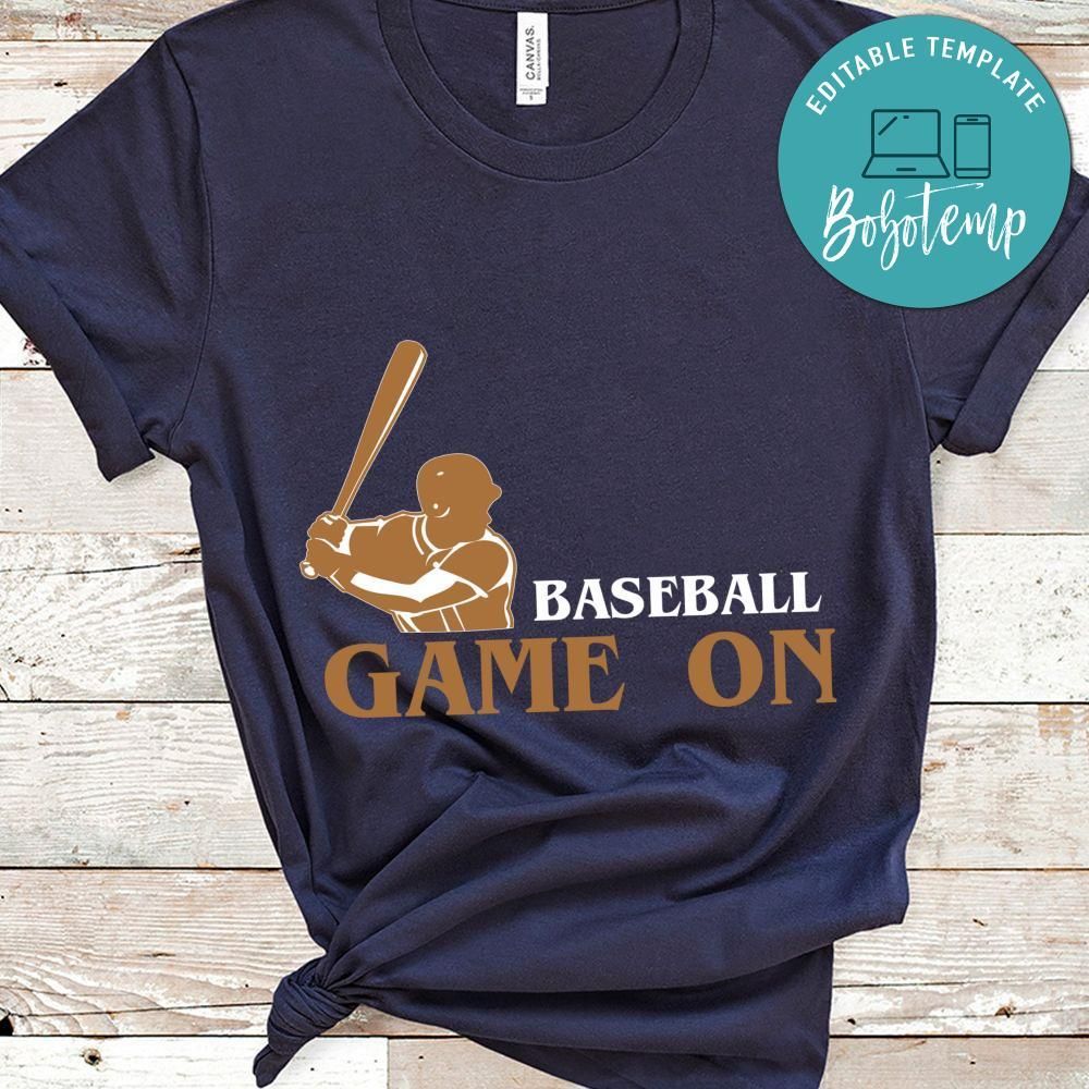 Baseball Game On Shirt