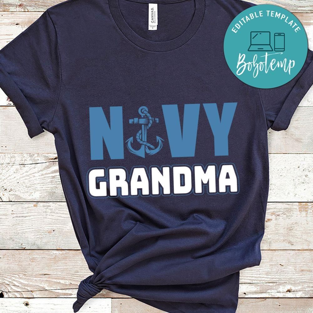 Navy Grandma Shirt