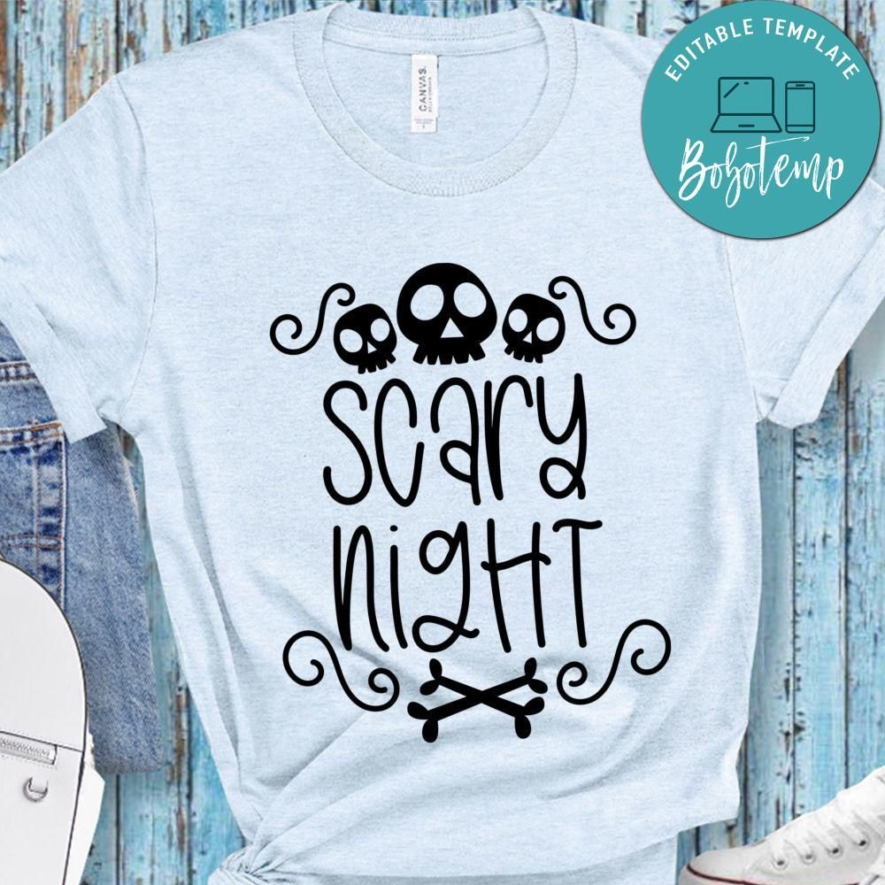 Scary Night Halloween Shirt
