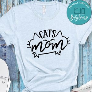 Cats Mom T-Shirt