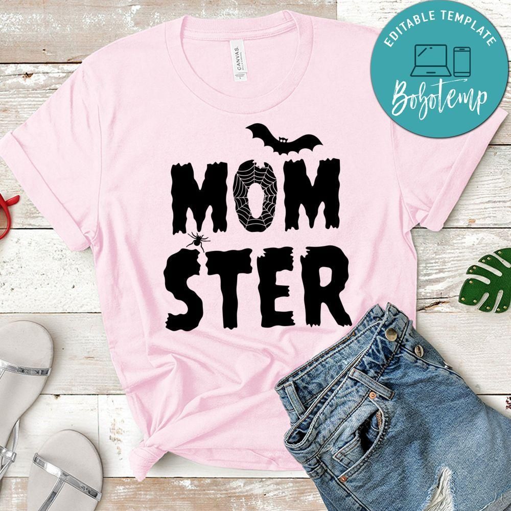 Momster Mom Halloween Shirt