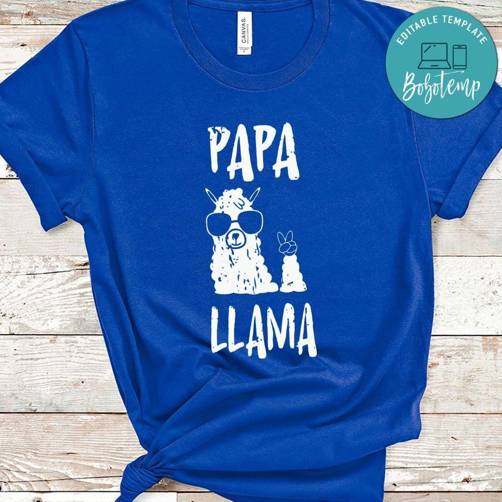 Papa Llama Shirt