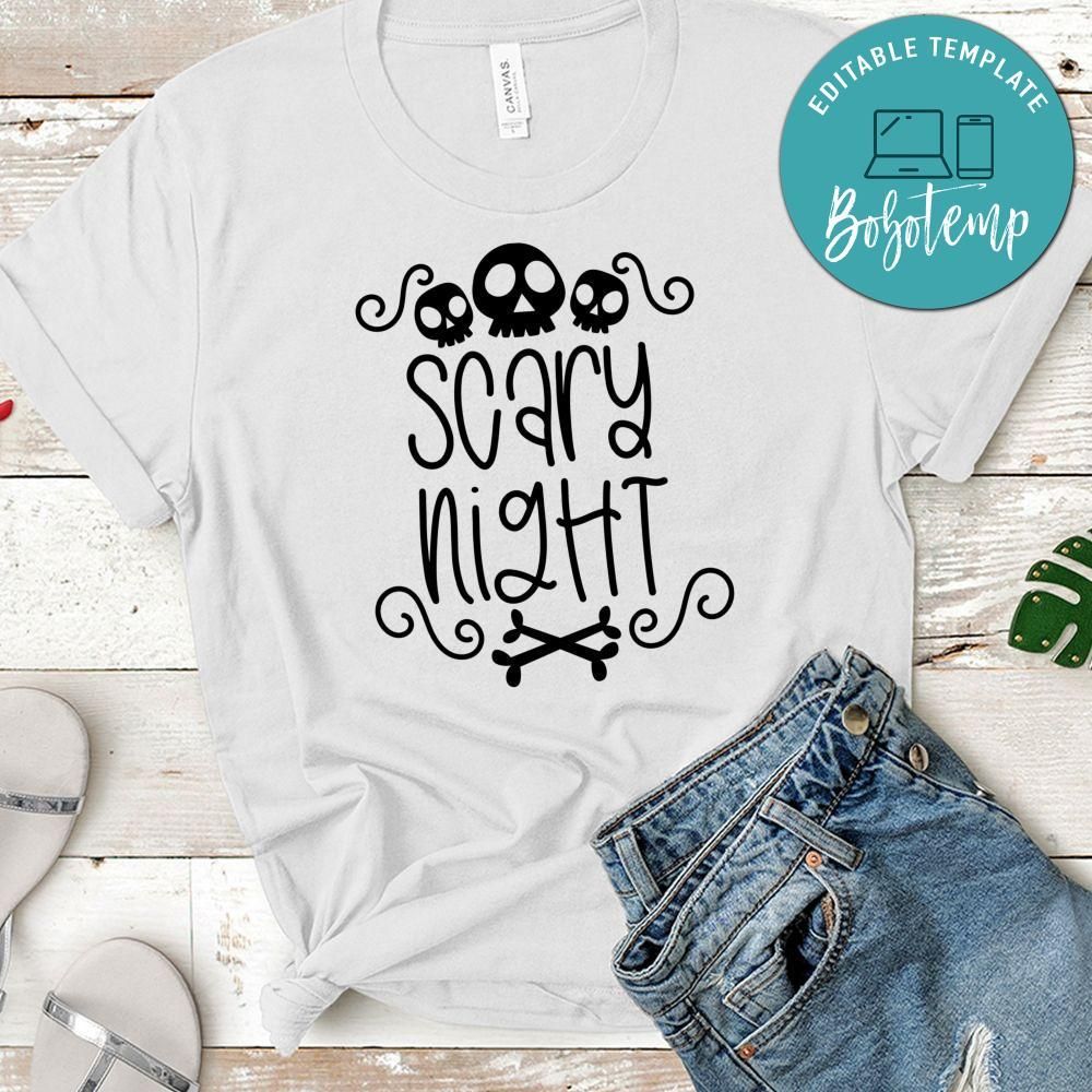 Scary Night Halloween Shirt