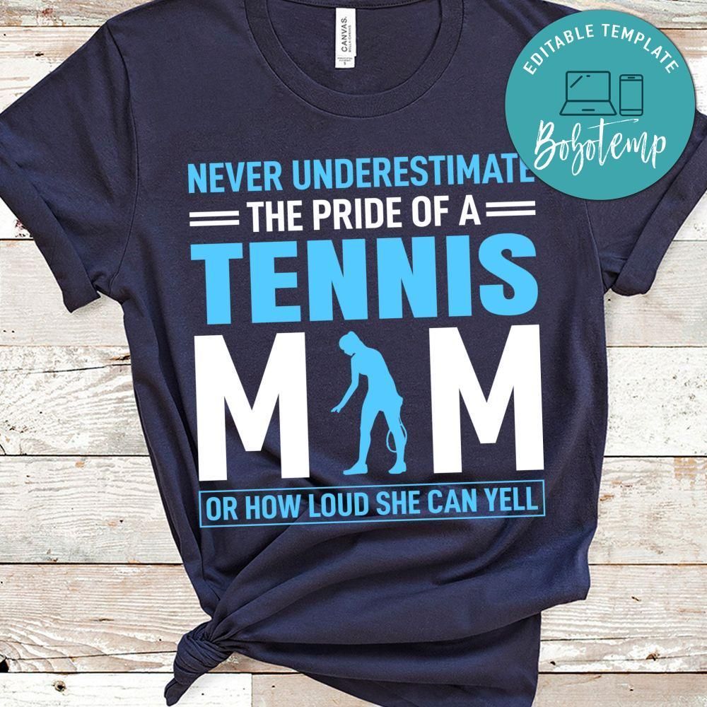 The Pride Of A Tennis Mom Shirt