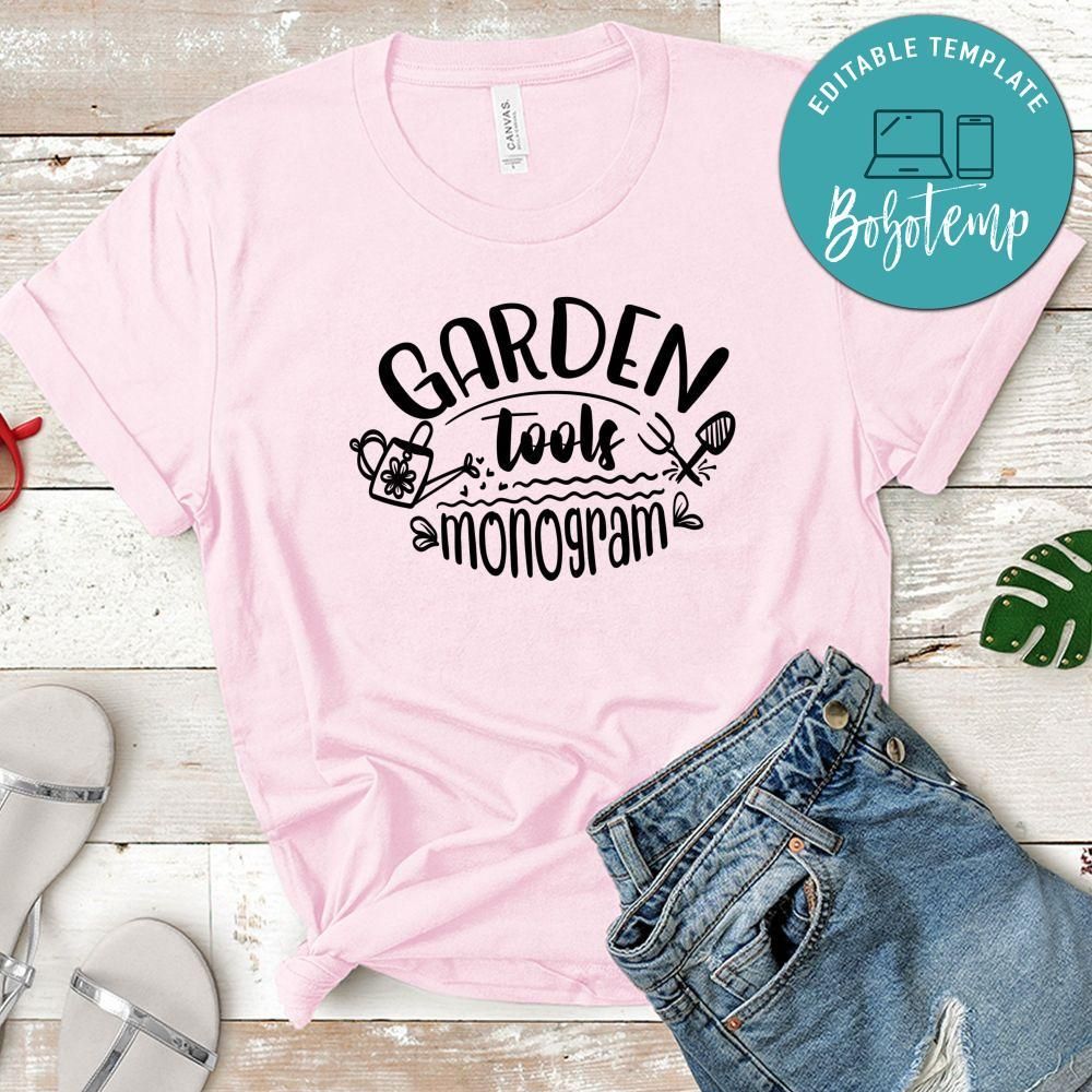 Garden Tools Monogram T-Shirt