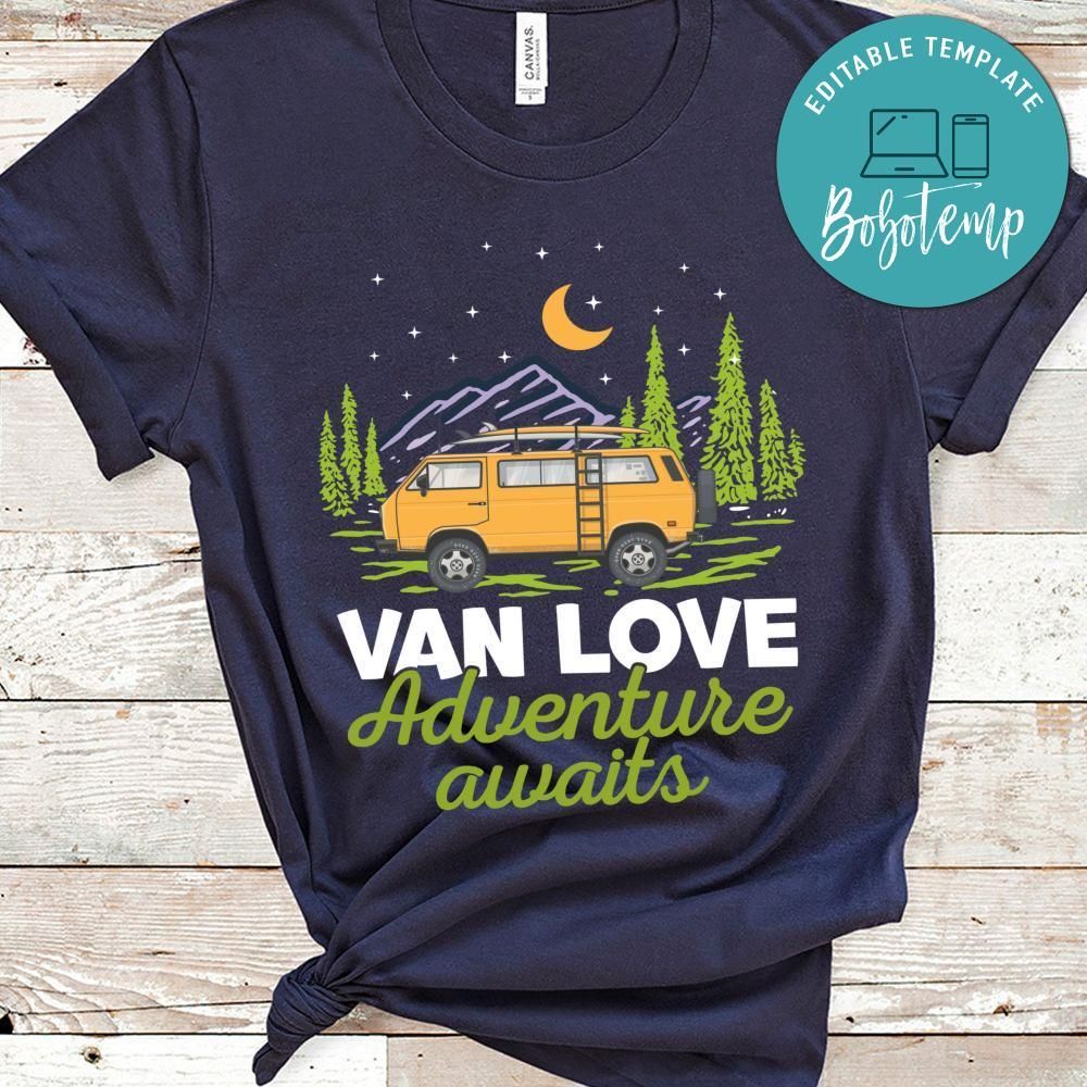 Van Love Adventure Awaits Shirt