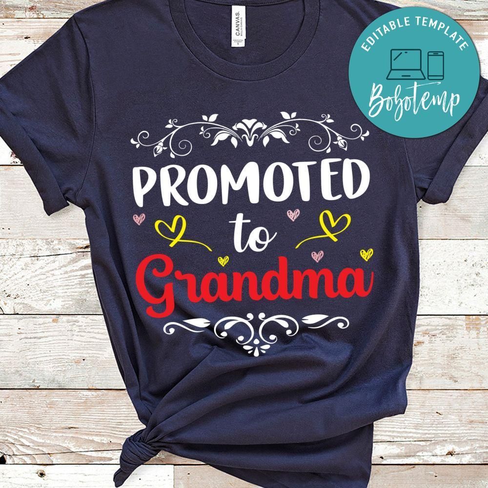 Promoted To Grandma T Shirt